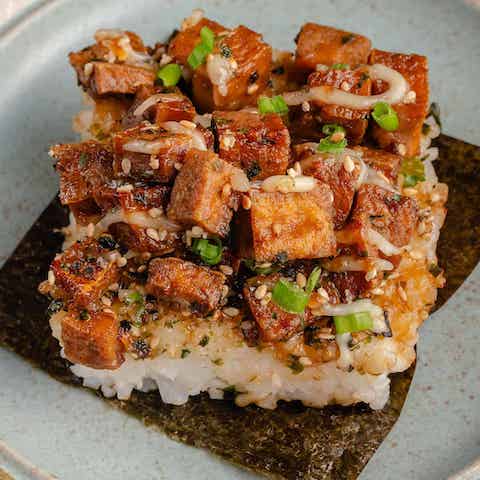 Tofu musubi bake