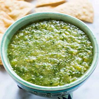 Tomatillo salsa verde