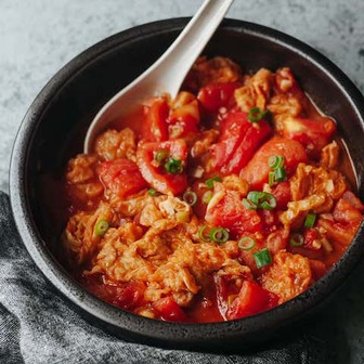 Tomato egg stir fry
