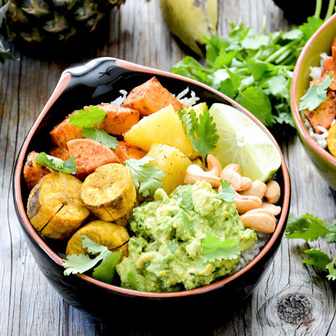 Tropical rice bowls