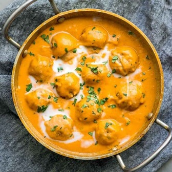 Vegan malai kofta