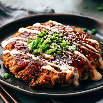 Vegan okonomiyaki
